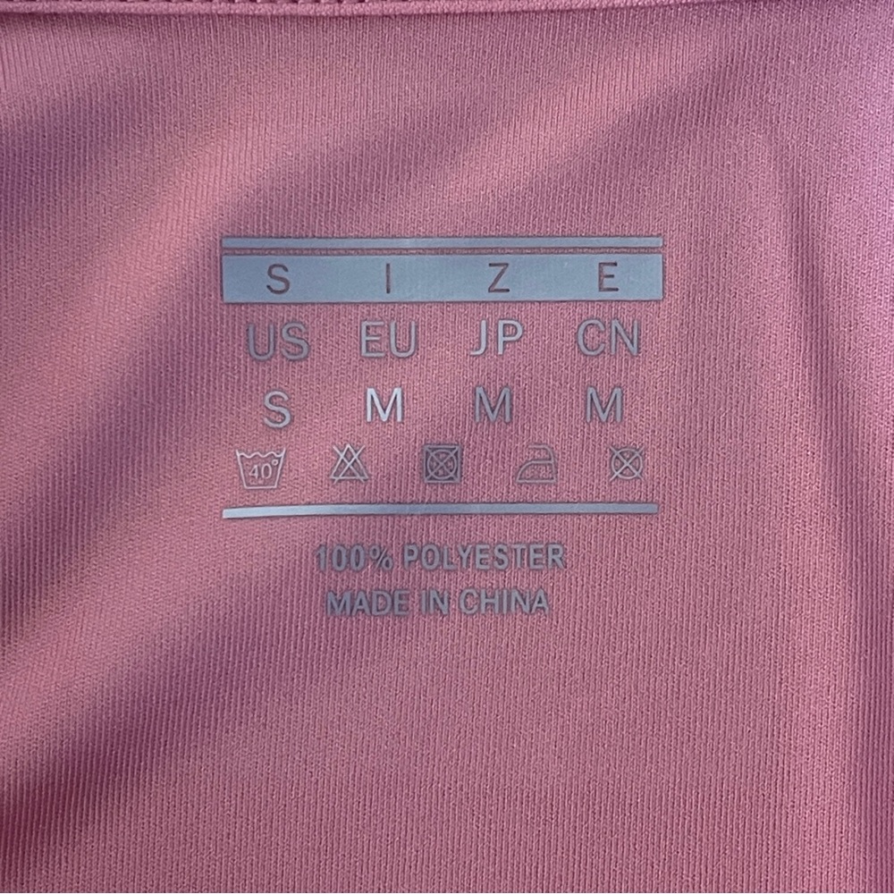 Women's Long Sleeve Sporty Top in Rose - Picture 4 of 4